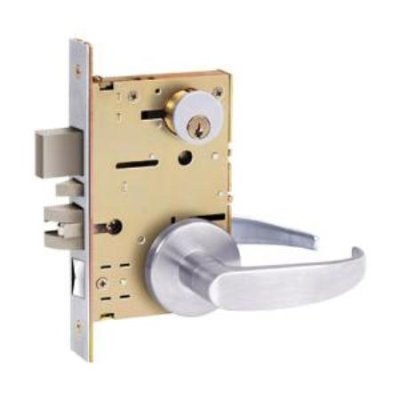 M7804-RR-H-NE SDC Mechanical Mortise Locksets Office Mortise Lockset (F04), Right Hand Reversed, ...
