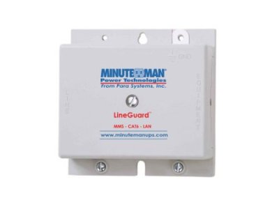 MMS-CAT6-POE Minuteman LineGuard Data Surge Protector for CAT6 LAN, POE, IP Cameras