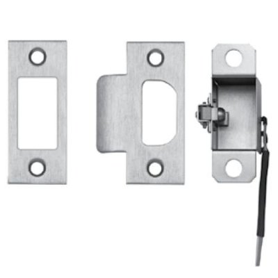 MS-12D SDC Monitoring Strike, 2-3/4" H, Cylindrical Lock Latch or Deadbolt Status, DPDT, 5 Amp