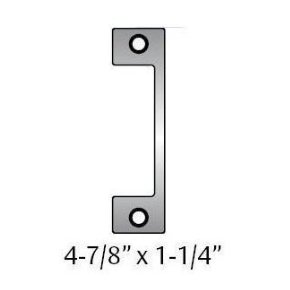 1006-12/24D-630-N-630-COMBO HES 1006 Series Electric Strike, Failsecure, 12/24VDC, N Plate, Satin Stainless Steel Finish