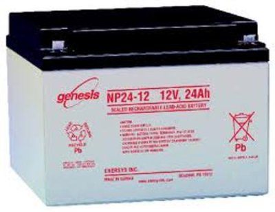 NP24-12 12V / 24Ah Electric Vehicle VRLA Battery - R Terminal