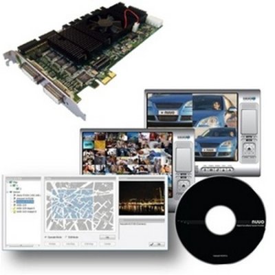 SCB-7004 Capture Card with Support for 4 Analog and 4 IP Cameras*