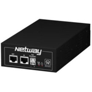 NetWay1E Single Port PoE++ Injector for Standard & Enhanced Power Network Infrastructure (115VAC ...