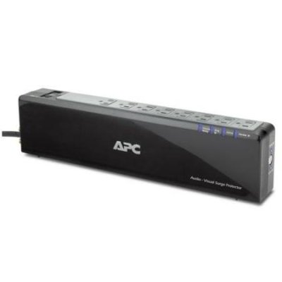 P8VNTG APC Audio/Video Power-Saving Surge Protector 8 Outlet with Phone/Network/Coax Protection, 120V