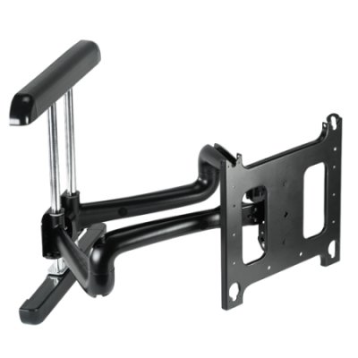 PDRUB Large Flat Panel Swing Arm Wall Mount, 37" Extension, Black