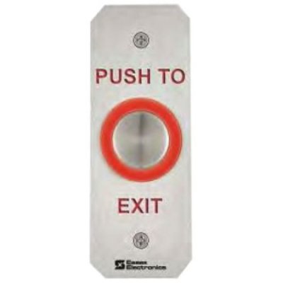 PEBSS3-US Essex U.S. Single Gang Square Corners, Push To Exit