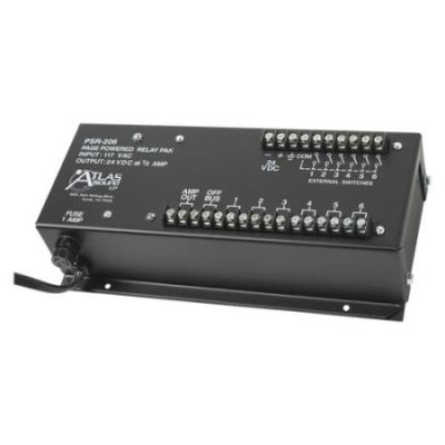 PSR-206 Atlas Sound Zone Page Powered Relay Pack 6 Relays