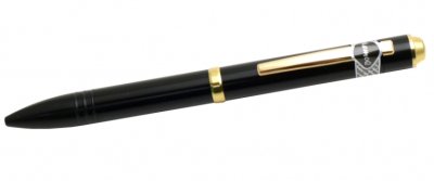 PrmaMQ72N256: USB Digital Voice Recording Pen in Gold 256MB