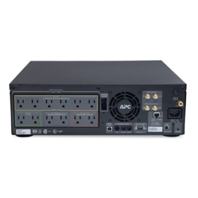 S20BLK APC AV Black Network Manageable 1.25kW S Type Power Conditioner w Battery Backup 120V