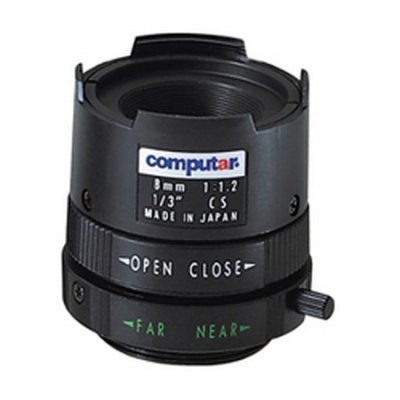 T0812FICS 1/3" 4mm manual lens