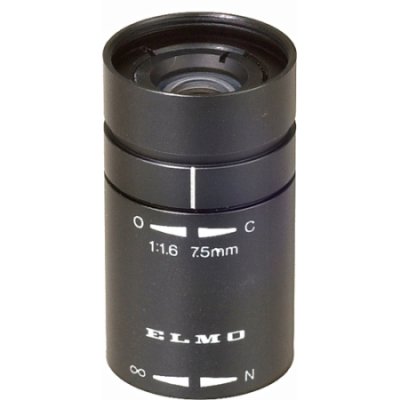 Elmo T1675F 7.5mm, f/1.6 Lens for 1/2-Inch CCD Micro-Camera with 17mm Lens Mount 