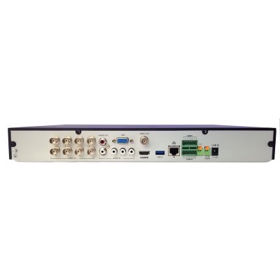 UNV Uniview - NVR302-08U - 8CH 4K Hybrid 4 in 1 Coax/IP 2 SATA NVR