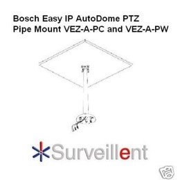 VEZ-A-PC BOSCH AUTODOME EASY PIPE MOUNT, CHARCOAL