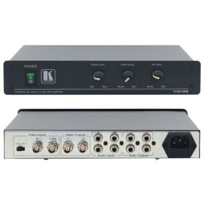 VM-9S 1:2 Composite Video & Stereo Audio Distributor & Line Amplifier