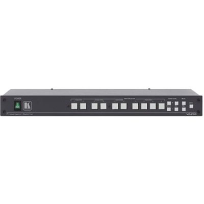 VP-23C 10−Input Multi−Format Presentation Switcher with Stereo Audio