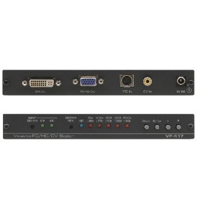 VP-417 Video to Computer Graphics Video, DVI & HDTV ProScale™ Digital Scaler (up to WUXGA/1080p)
