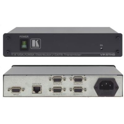 VP-5THD 1:4 Computer Graphics Video & HDTV Distribution Amplifier with Twisted Pair Transmitter