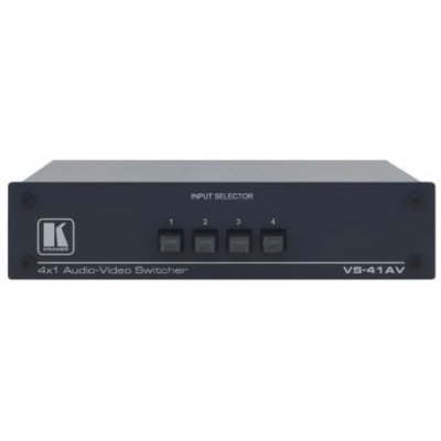 VS-41AV 4x1 Composite Video & Stereo Audio Mechanical Switcher