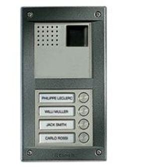 VV4S Comelit EZ-Pack Vandalcom Color Video Surface mount 4 push button entry panel kit