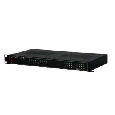Vertiline16i Sixteen (16) Isolated Fuse Protected AC CCTV Rack Mount Power Supply