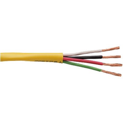 Coleman Cable 16/4 Str BC (26/30) 99.97% Oxy Free CL3 (White, Yellow, Blue) - 500 Feet