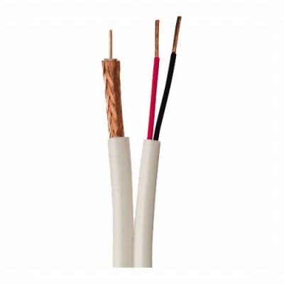 993253-45-01 Coleman Cable 500' Siamese RG59 with 18/2 Coleman Cable - Pull Box - White