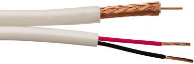 500' Siamese RG59 with 18/2 Coleman Cable - Pull Box