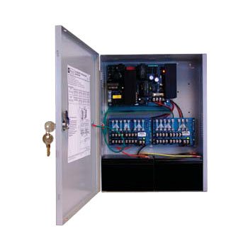 AL1024ULXPD16CB Altronix Multi-Output Power Supply/Charger 16 PTC Protected Outputs 24VDC @ 10 Am...