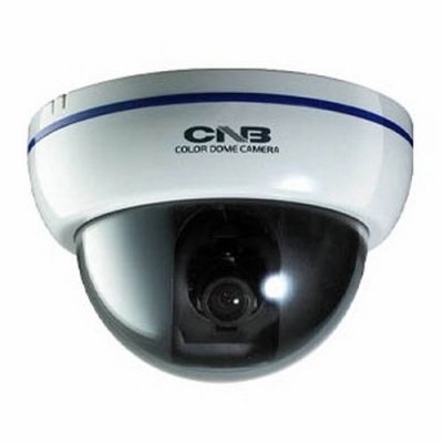 Indoor CNB-DFL-20SW CNB 1/3" Interline Transfer CCD 600TVL 3.8mm Fixed Lens 3-Axis 12VDC - WHITE