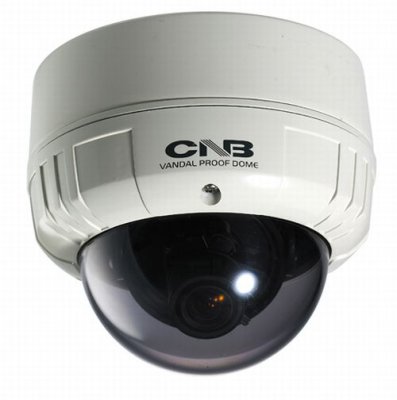 CNB-V2315NVF CNB 1/3" Sony SuperHAD CCD 3.8-9.5mm 550TVL Day/Night Vandal-Proof Dome Camera