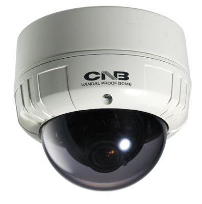 CNB-V2815NVF CNB 1/3" Sony SuperHAD CCD 550TVL Day/Night 3.8-9.5mm Dual Voltage Vandal Proof Dome...