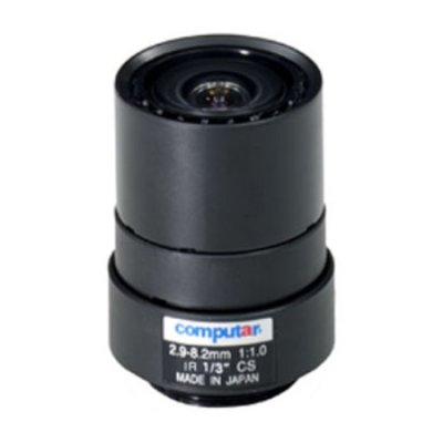 CVL2982-MI-DN-IR Computar 1/3" 2.9-8.2mm f1.0 Varifocal Manual Iris CS-Mount Day/Night IR Lens