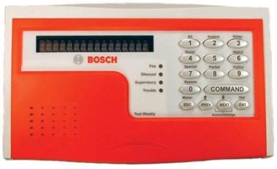 D1255RB BOSCH FULL FUNCTION FIRE KEYPAD WITH VACUUM FLORESCENT DISPLAY