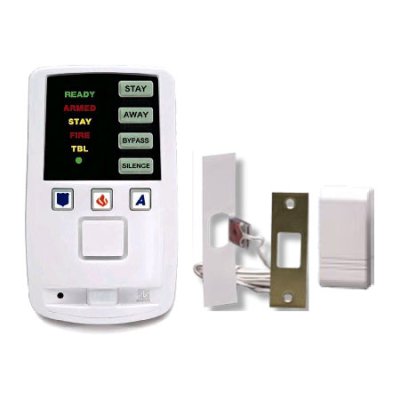 F-TP/TAB NAPCO Touchpad w/Built-In Siren & PIR Wireless Lock Sensor & Deadbolt Tab
