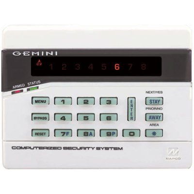 GEM-K800 NAPCO 8 Zone GEM-P800/801 Stay/Away Keypad