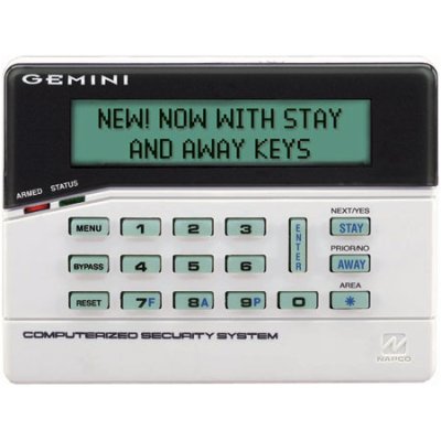 GEM-RP8LCD NAPCO LCD Keypad For GEM-P800 Series