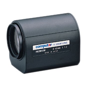 H6Z0812M Computar 1/2" 8-48mm f1.2 6X Motorized Zoom 3 Motors C-Mount Lens