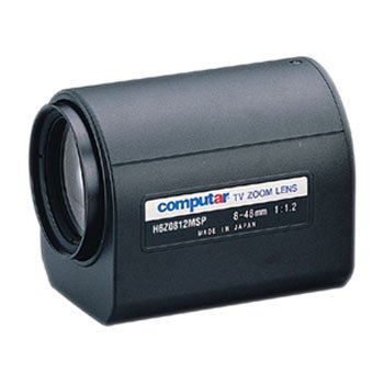 H6Z0812MSP Computar 1/2" 8-48mm f1.2 6X Motorized Zoom 3 Motors w/ Spot Filter & Preset C-Mount L...