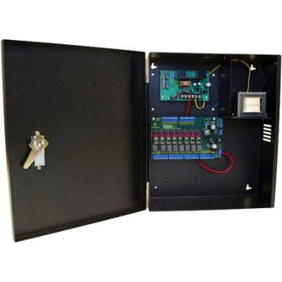 P3DCAXS-3OL-PC8 P3 Access Control Power Supply 12 or 24VDC 3 Amps 8 Outputs
