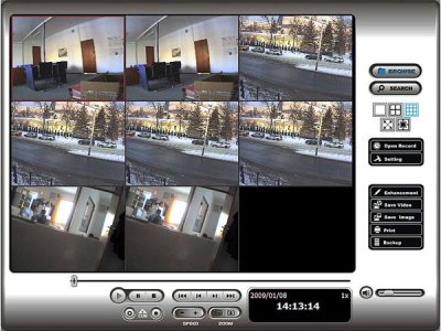 SCB IP+12 NUUO 12 Channel NVR IP+ Surveillance Software - MegaPixel Supported
