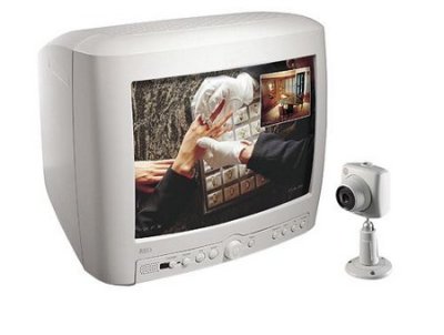 VS7390/41T BOSCH COLOR OBSERVATION SYS, 14-INCH MONITOR, 4 INPUT SWITCHER W/ONE MINIDOME CAMERA (...