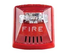 HSR HORN STROBE WALL/RED