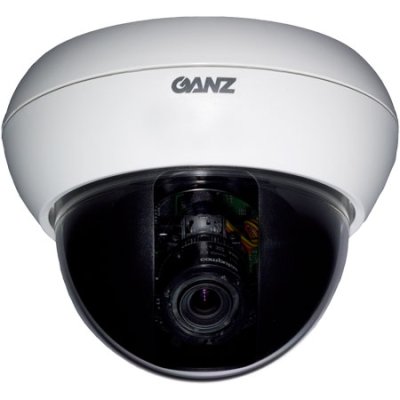 ZC-D7312NHA-BL Ganz 1/3" Color Super Hi-Res Dome 540 TVL w/3.3-12mm Auto Iris Varifocal Lens Dual...