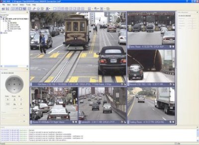 ZNS-PRO Ganz IP Network Video Surveillance Software Supports 9 IP Cameras