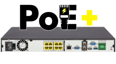4MP IP PoE 8 Dome Camera Kit (IP5341EM)
