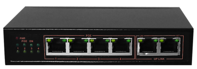 6 Ports With 4CH PoE Switch