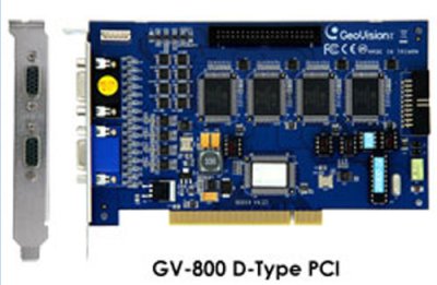 Geovision GV-800B 8 Channel Video Capture DVR Card GV800B with version V8.5 Complete Webcam Software Suite Included 