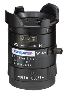 Computar Ganz T2Z1816CS Varifocal Security Camera Lens