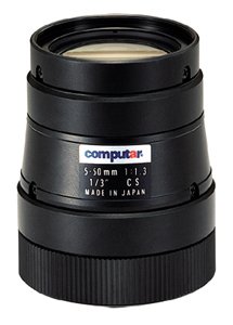 Computar Ganz T10Z0513CS Varifocal Manual Iris Security Camera Lens