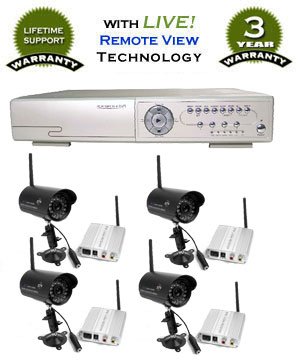 WG4-760-4 / WEC WEC-24GHZ Analog CCTV Surveillance System